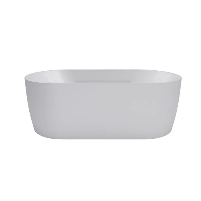 Decina Elisi Freestanding Spa Bath 14 Jets 1700mm - Gloss White