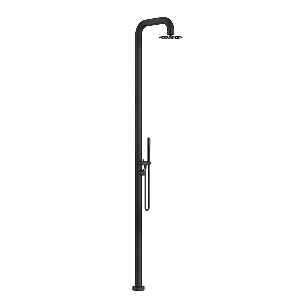Elle Freestanding Outdoor Shower 316 Stainless Steel - Matte Black