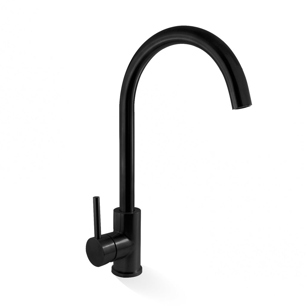 Elle Project Gooseneck Stainless Steel Sink Mixer