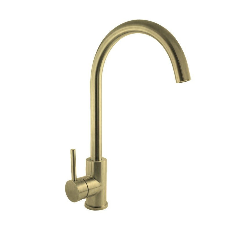 Elle Project Gooseneck Stainless Steel Sink Mixer