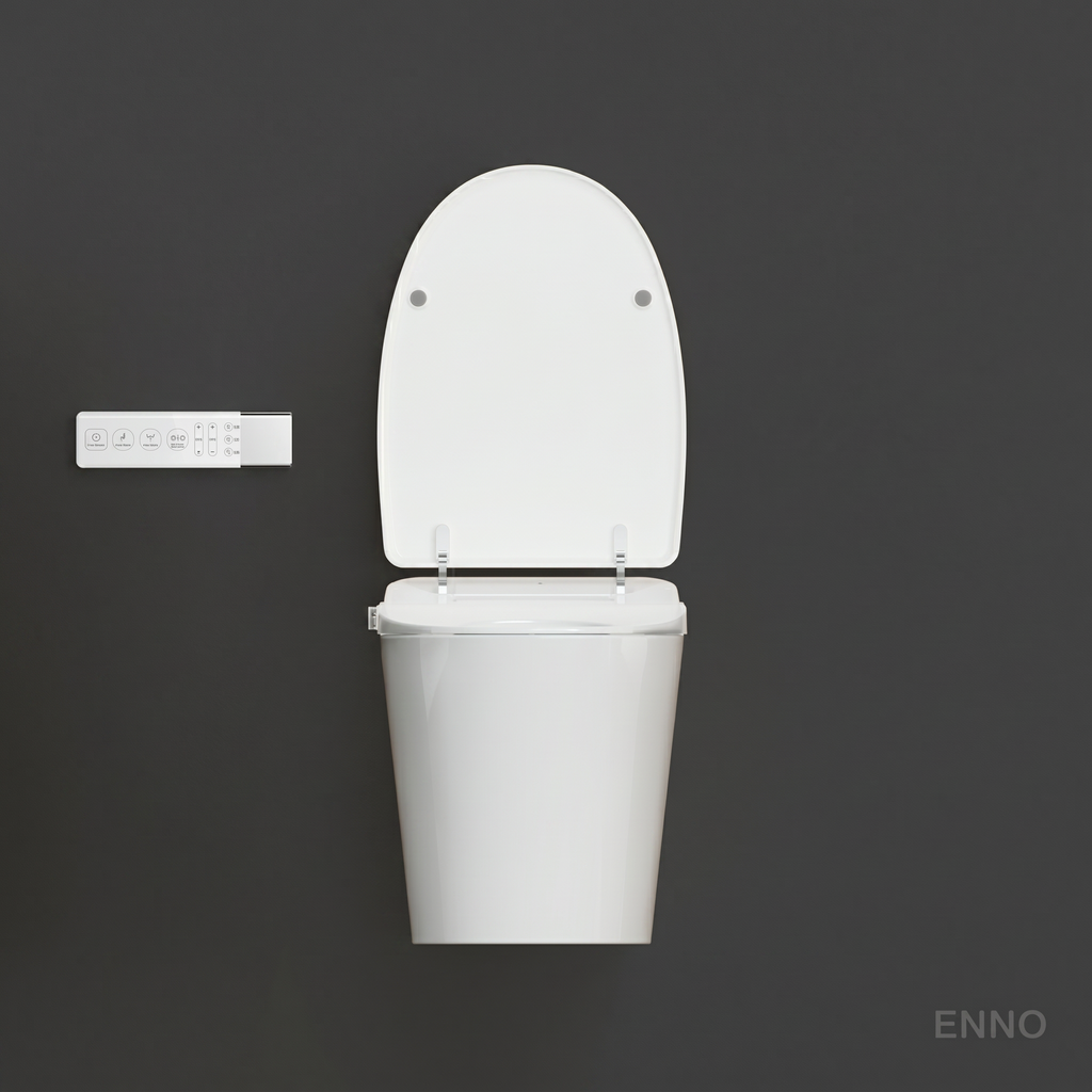 Enno Smart Electric Wall Faced Toilet - Gloss White