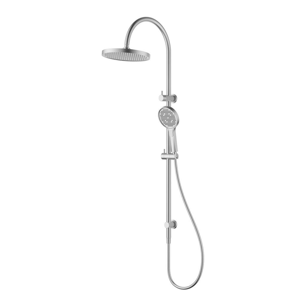 Ikon Linie Round Multi-Function Shower Set - Brushed Nickel
