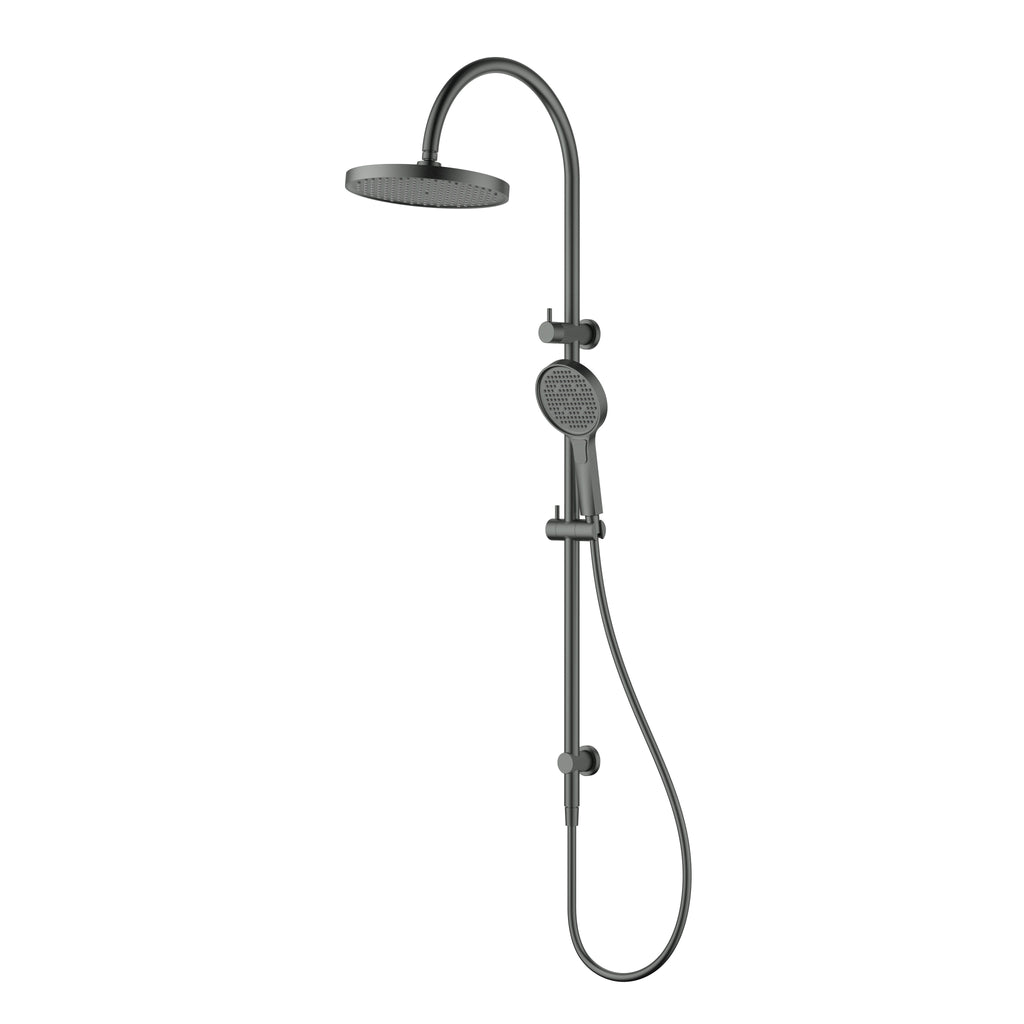 Ikon Linie Round Multi-Function Shower Set - Gunmetal