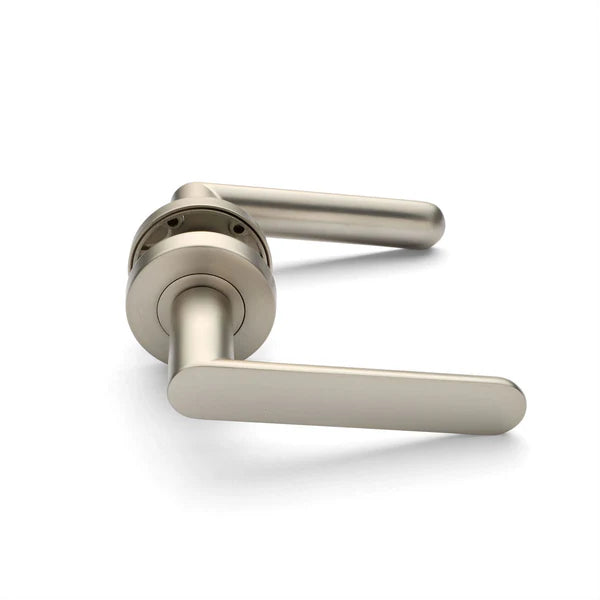 Manovella Passage Door Handle - Fairhaven - Brushed Nickel