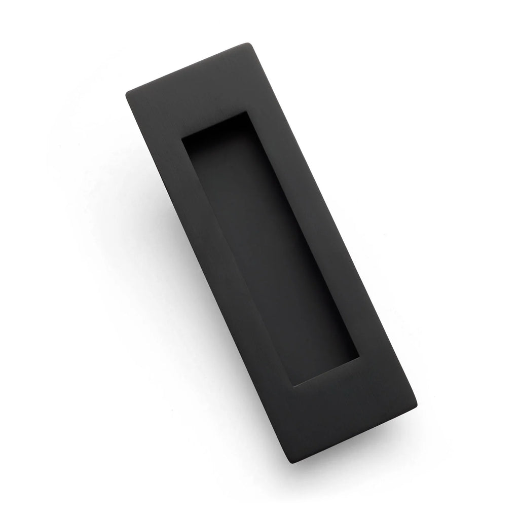 Manovella Sliding Door Flush Pull 120mm x 40mm - Matte Black