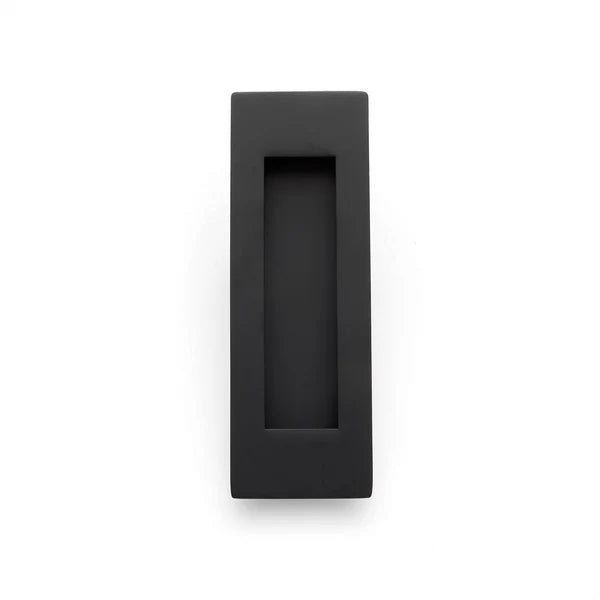 Manovella Sliding Door Flush Pull 120mm x 40mm - Matte Black