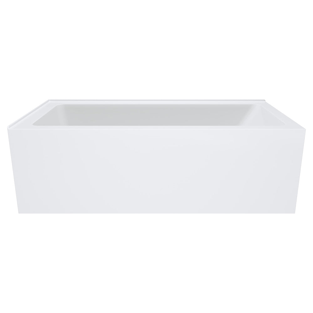 Fienza Sentor Acrylic Corner Bath 1500mm - Gloss White
