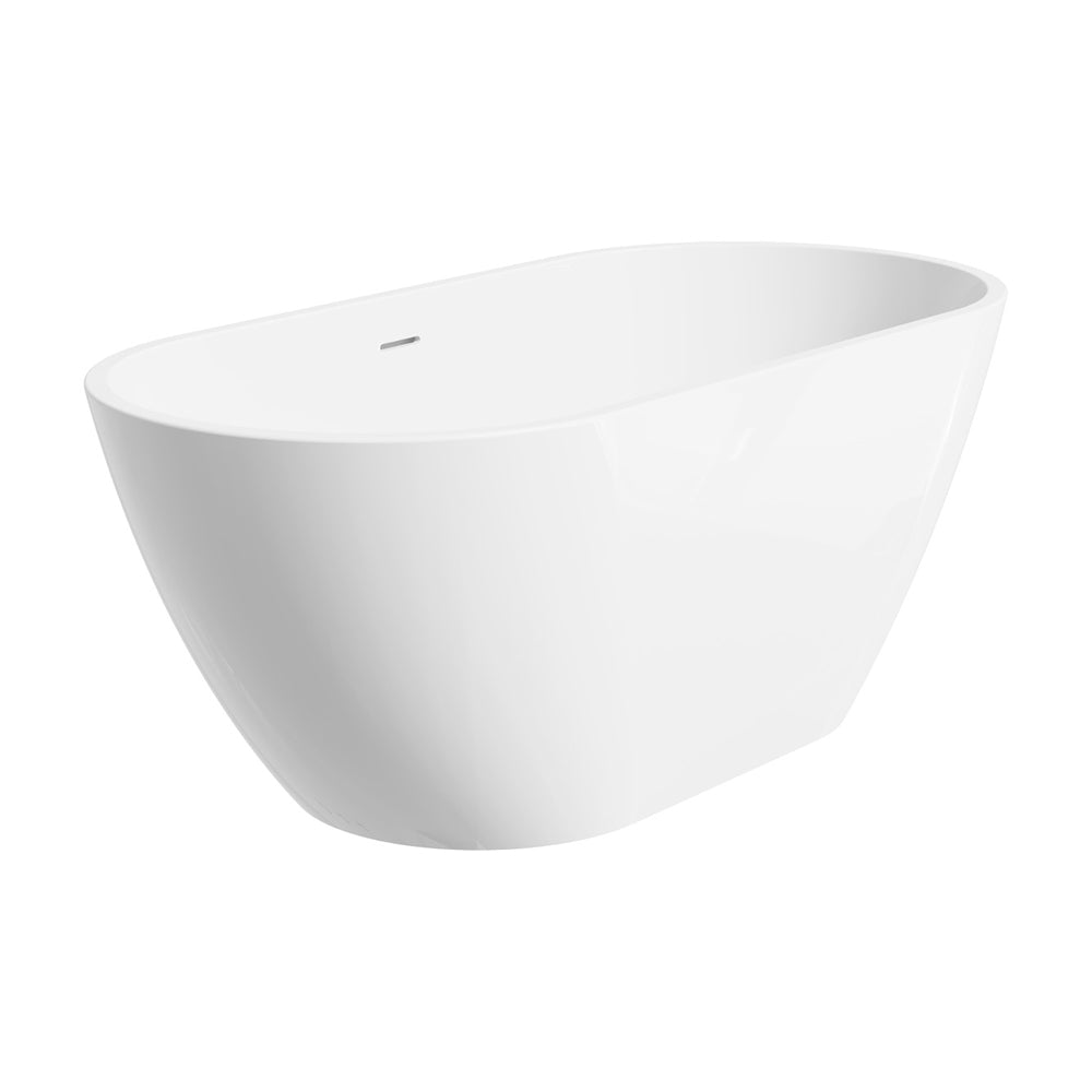 Fienza Koko Freestanding Acrylic Bath - Gloss White