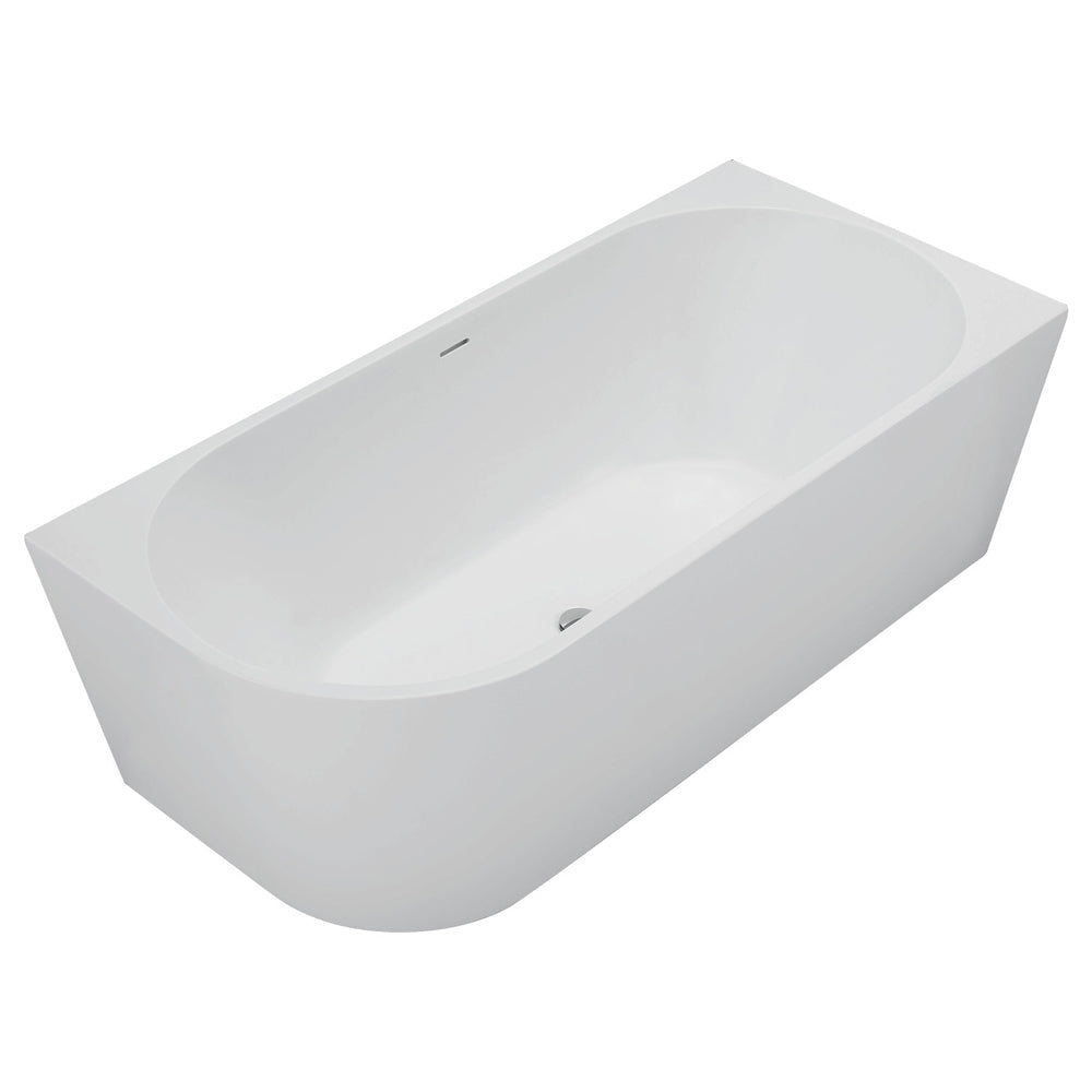 Fienza Isabella Acrylic Corner Bath 1700mm - Gloss White