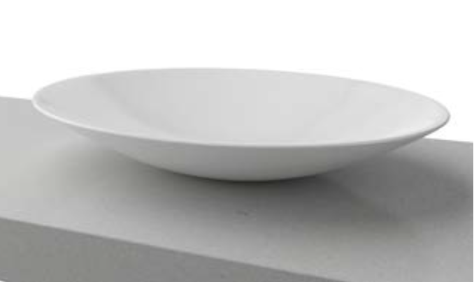 Timberline Feather Above Counter Basin - Matte White