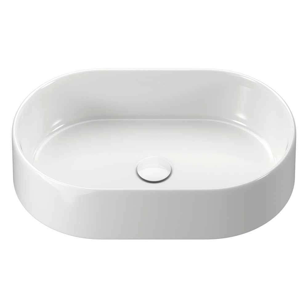 Fienza Aluca Pill Above Counter Basin - Gloss White