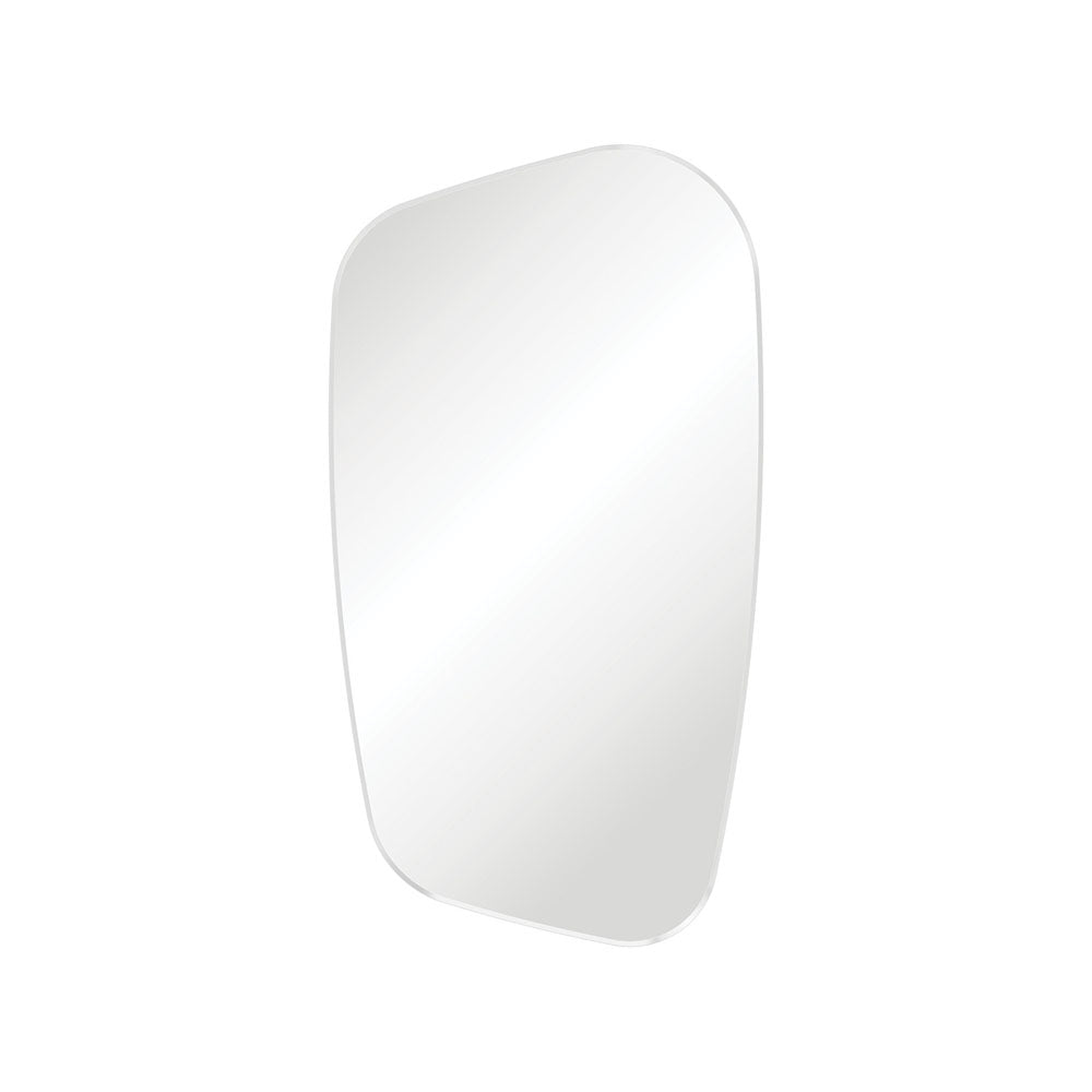 Fienza Capriccio Asymmetrical Framed Mirror - Matte White