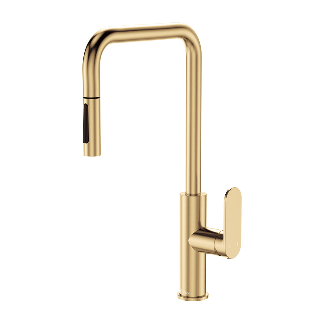 Fienza Empire Slim Pull-Out Sink Mixer - Urban Brass