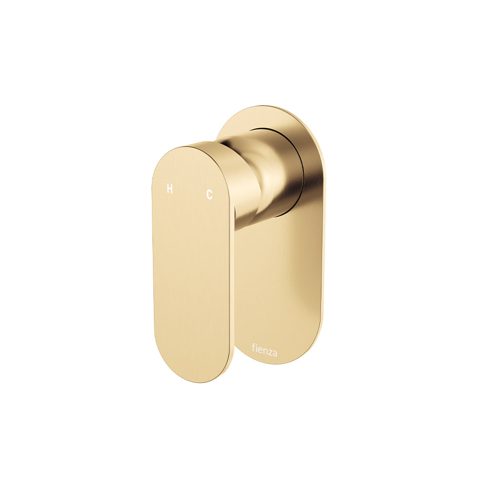 Fienza Empire Slim Wall Mixer Oval Plate - Urban Brass
