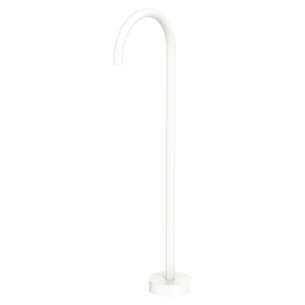 Fienza Kaya Floor Mounted Bath Outlet - Matte White