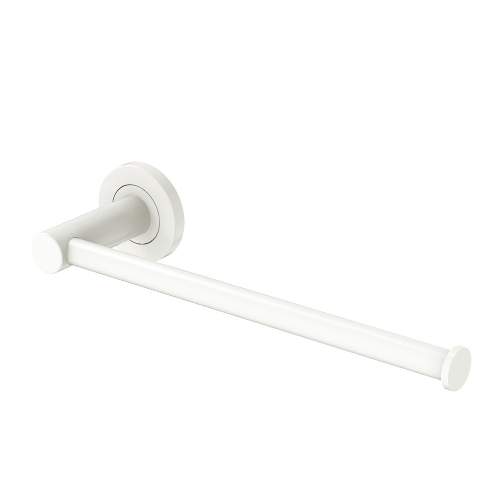 Fienza Kaya Hand Towel Rail / Roll Holder - Matte White
