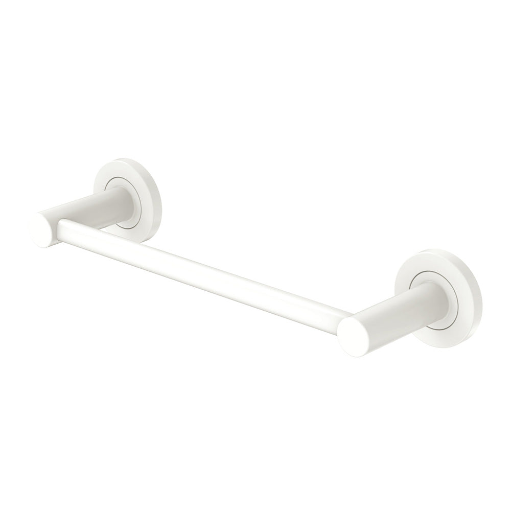Fienza Kaya Single Towel Rail 300mm - Matte White