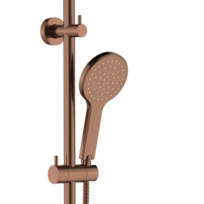 Fienza Kaya Twin Shower - Brushed Copper