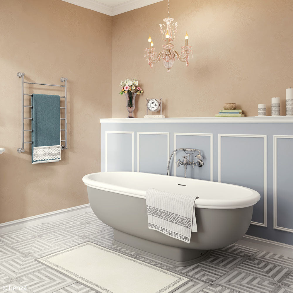 Fienza Lillian Exposed Bath Tap Set with Hand Shower - Chrome – Wellsons