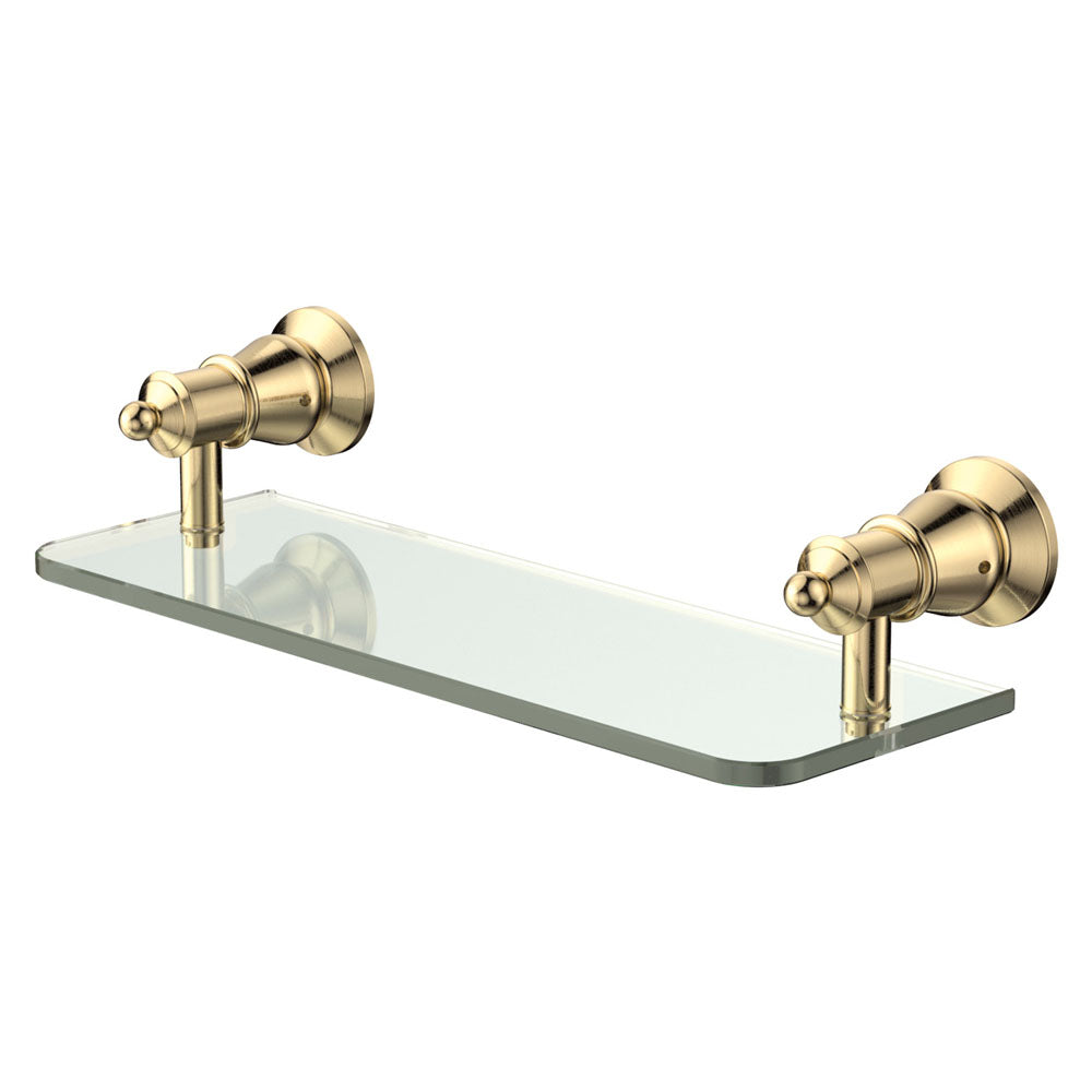 Fienza Lillian Glass Shelf - Urban Brass