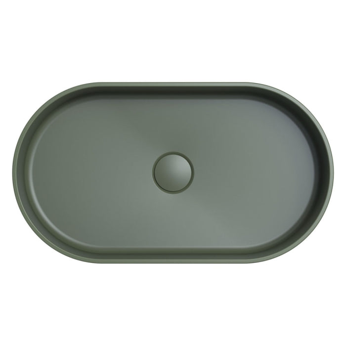 Fienza Minka Pill Solid Surface Above Counter Basin - Forest
