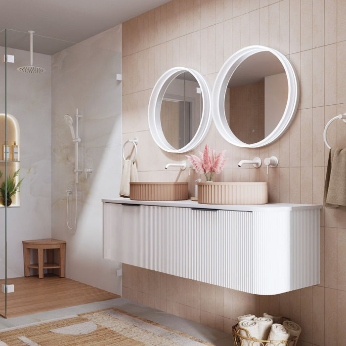 Fienza Minka Round Solid Surface Above Counter Basin - Dusk