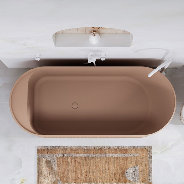 Fienza Minka Solid Surface Bath 1700mm - Dusk