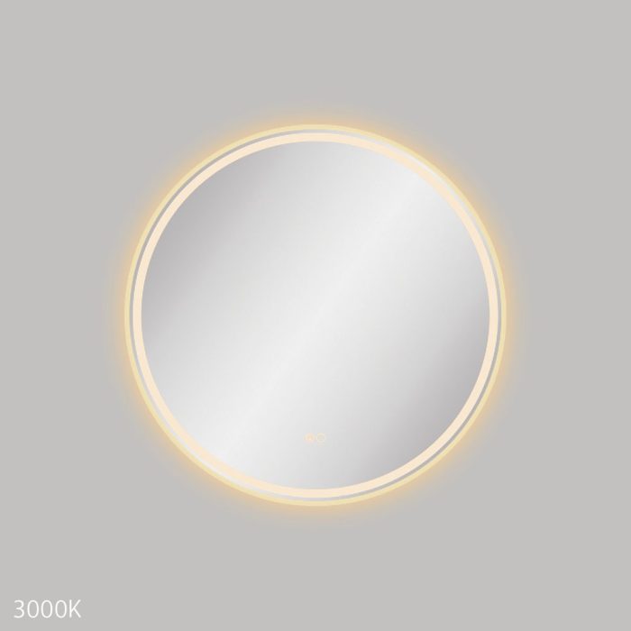 Fienza Reba LED Framed Mirror - Urban Brass