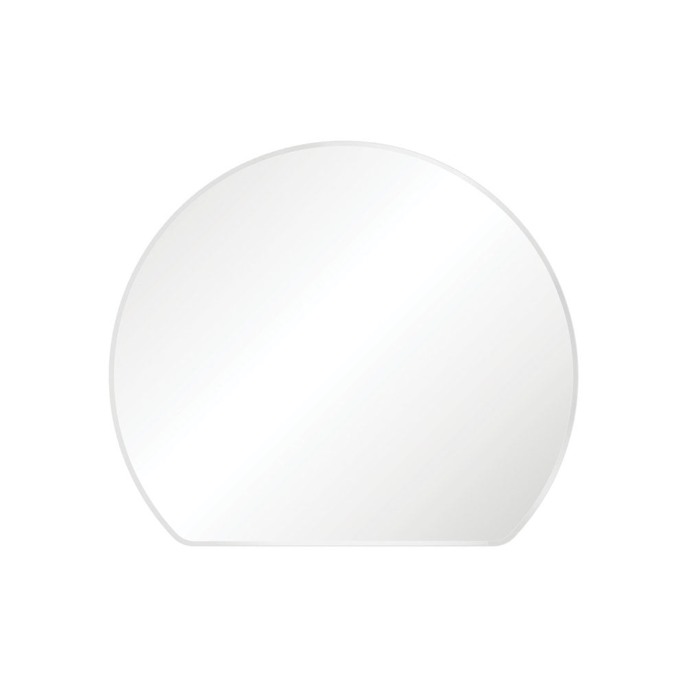 Fienza Sunrise Round Framed Mirror - Matte White