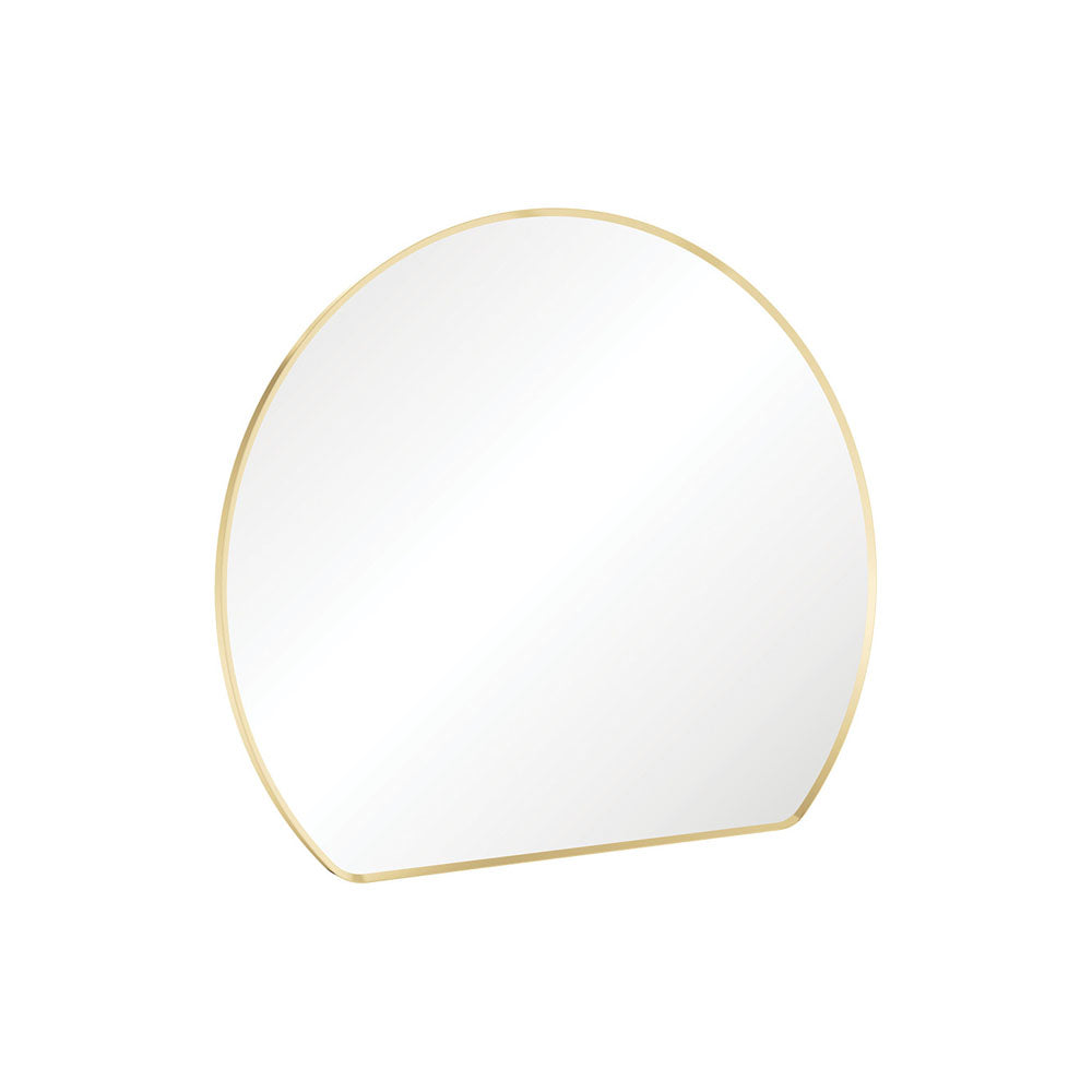 Fienza Sunrise Round Framed Mirror - Urban Brass