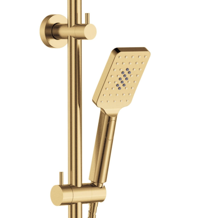 Fienza Tono Twin Shower - Urban Brass