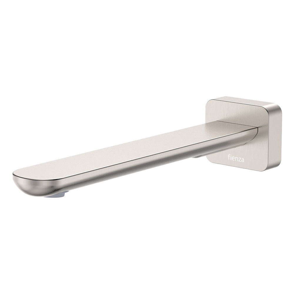 Fienza Empire Slim Basin/Bath Outlet Square Plate - Brushed Nickel