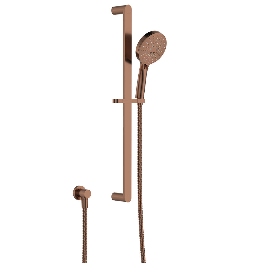 Fienza Empire Slim Rail Shower - Brushed Copper