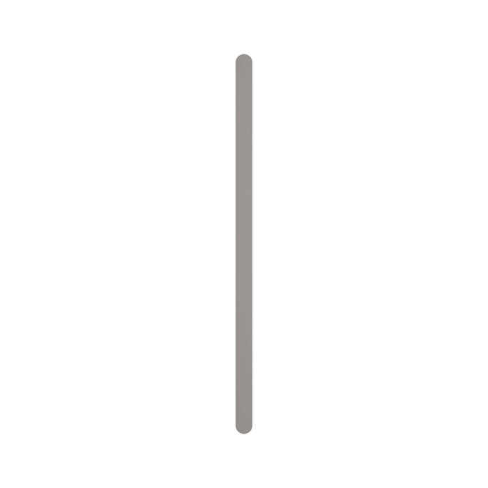Fienza Empire Slim Vertical Heated Towel Rail - Gunmetal