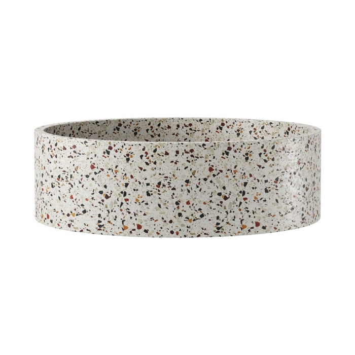 Fienza Jada Round Concrete Above Counter Basin - Terrazzo