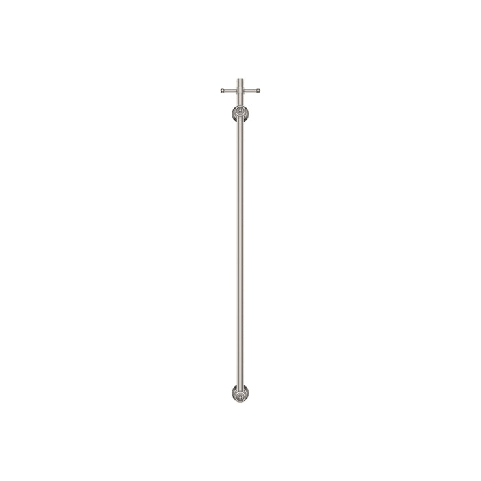 Fienza Lillian Vertical Heated Towel Rail - Brushed Nickel