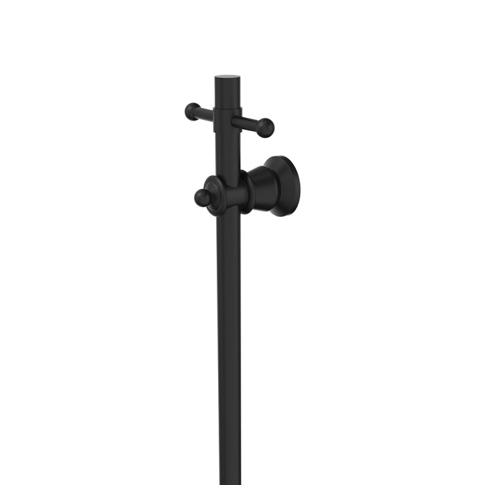 Fienza Lillian Vertical Heated Towel Rail - Matte Black