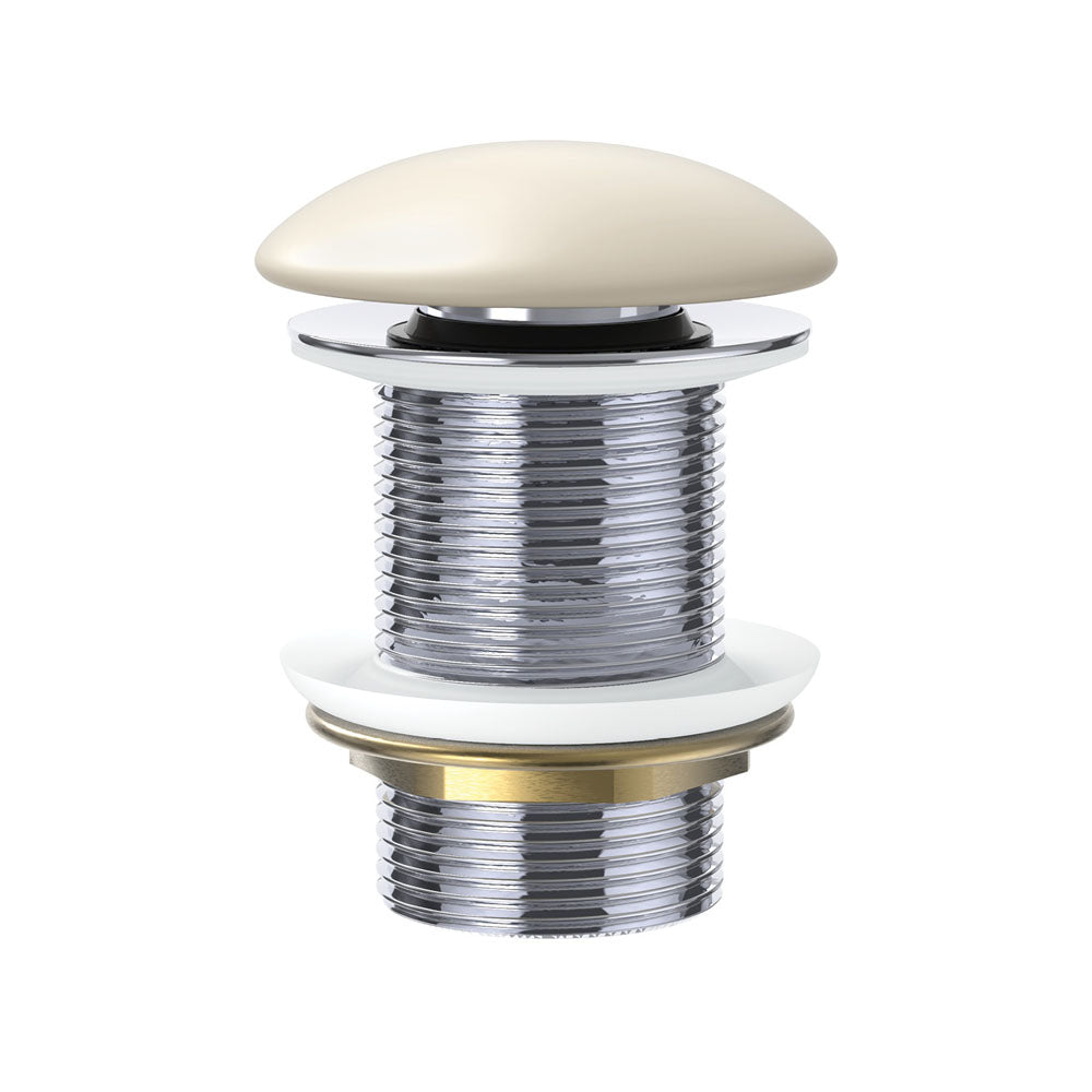 Fienza Pop-Up 32mm Non-Overflow Basin Waste Ceramic Cap - Matte Khaki