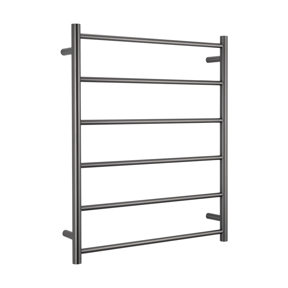 Radiant Heating Round Bars Non Heated Towel Rails Gunmetal Grey 700 x 830