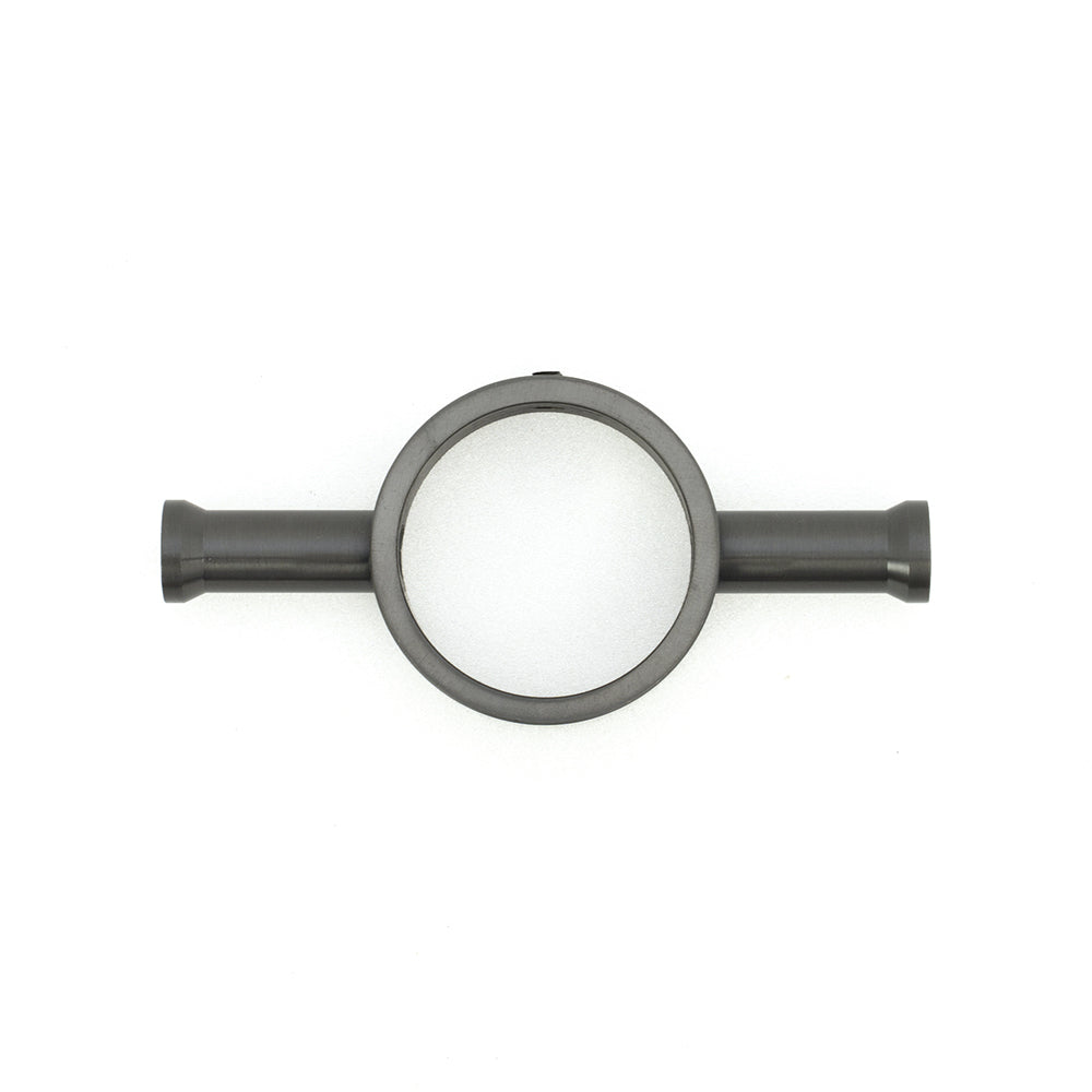 Radiant Heating Vertical Round Bar Hook - Gunmetal Grey