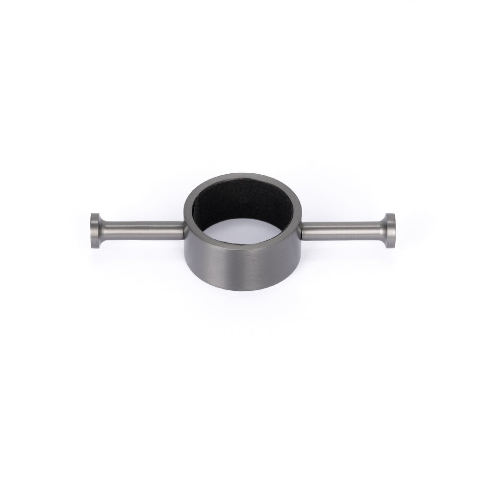 Radiant Heating Vertical Round Bar Hook - Gunmetal Grey