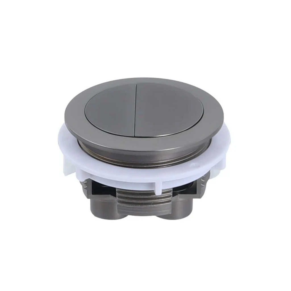 Round Toilet Flush Button Gunmetal