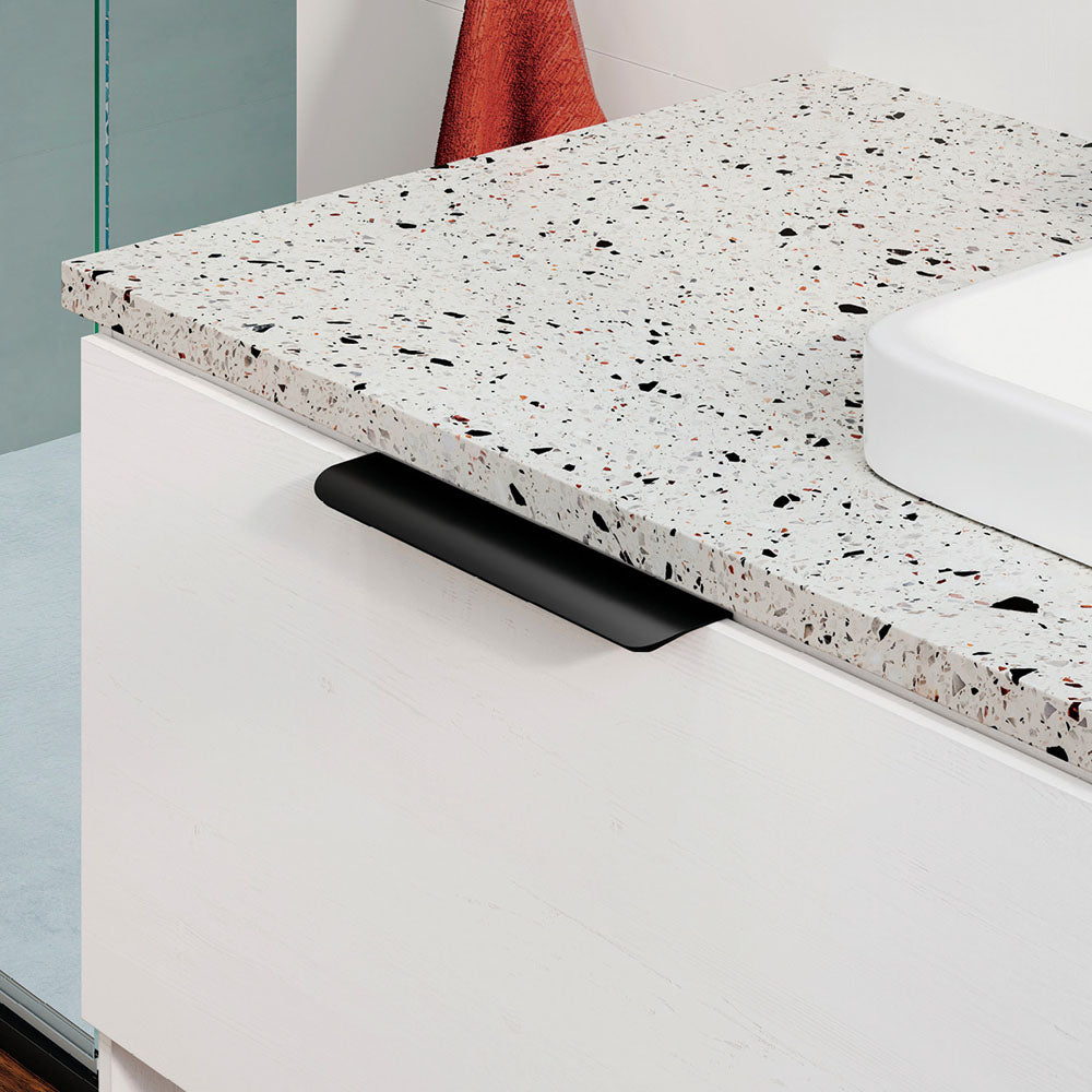 Fienza Edge Curved Pull Handle - Matte Black