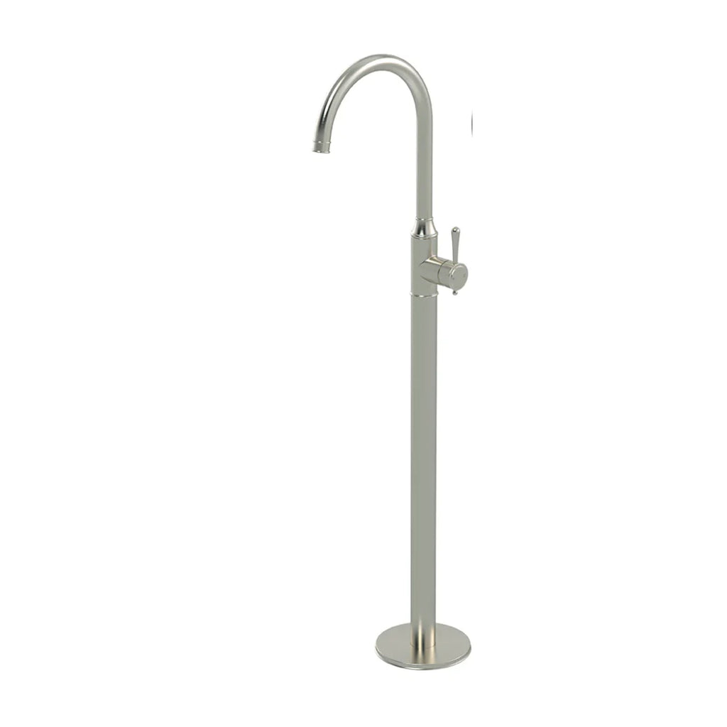 Meir Harrington Freestanding Bath Mixer - Brushed Nickel