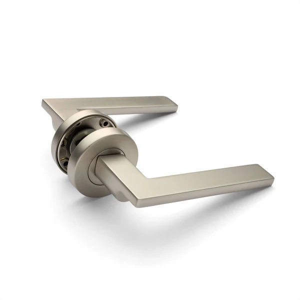 Manovella Passage Door Handle - Hamilton - Brushed Nickel