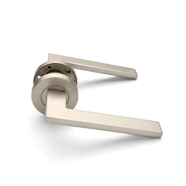 Manovella Passage Door Handle - Hamilton - Brushed Nickel
