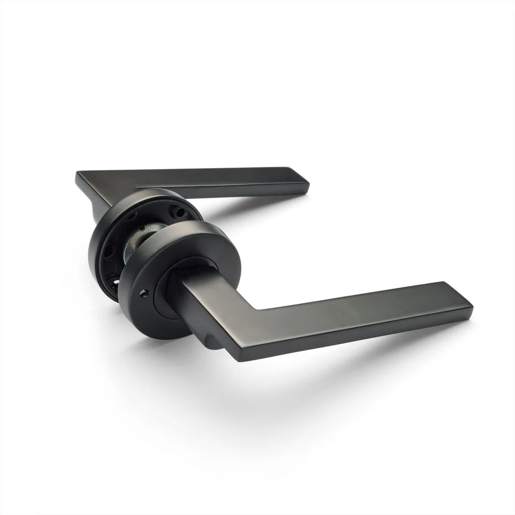Manovella Privacy Door Handle - Hamilton - Matte Black