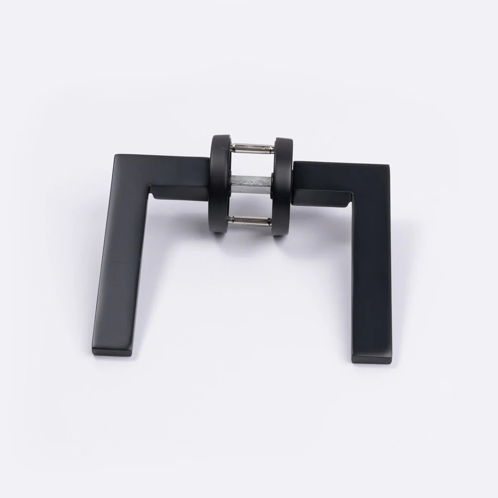 Manovella Privacy Door Handle - Hamilton - Matte Black