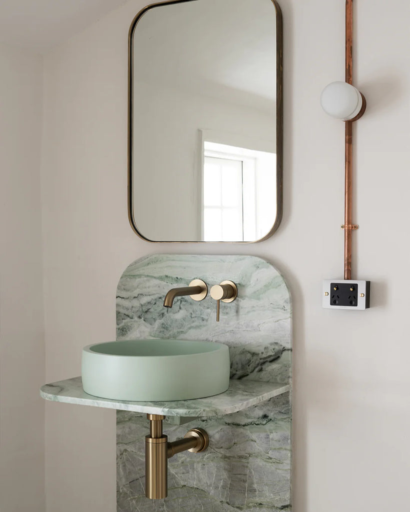Nood Co Hoop Basin Wall Hung - Mint