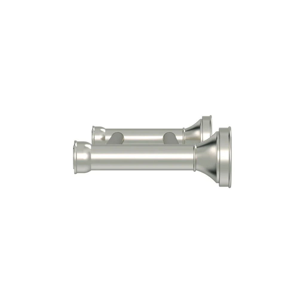 Meir Harrington Double Towel Rail - Brushed Nickel